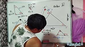 13 Sexual Math to Know Your Area X with Asian Student and Teacher in Bedroom