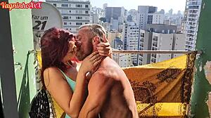 oh man, girlfriend bends over for deep anal creampie from monster cock!