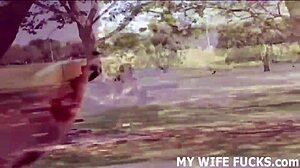 Wife humiliated as slave in BDSM session with big cock pornstar POV