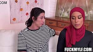 Lonely Hijab Wife Seduced By Foreign Exchange Student: 'Fuck Me Hard!' Jayne Doh And David Lee!