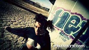 Alexis Crystal and Angel Wicky share a stud in an anal threesome 😏