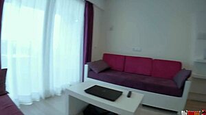 Hot Stepmom Sucks My Dick in Morning Sex and Takes Anal Fucking with Creampie. She Hates Cum but Swallows Anyway in English Subtitles