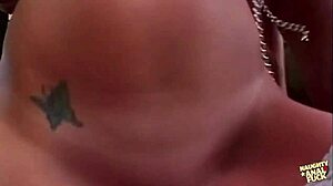 Redheads in indulgent threesome get double penetration in anal and blowjob action.