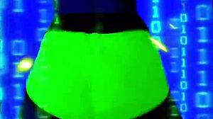 i watch the prettiest latina teen dancing her ass off