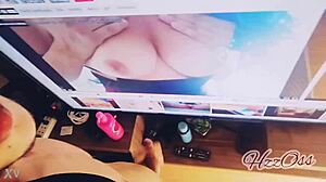 Making Tribute To Saraputabella's Big Tits And Cock