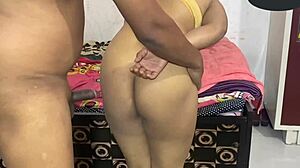 young latina babe gets homemade anal with big ass and natural tits