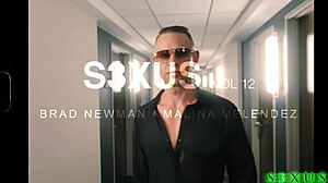 Malina Melendez and Brad Newman in a personal video scene