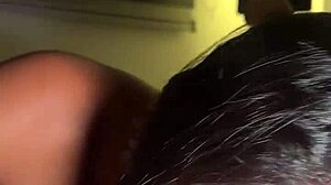 Amateur couple intensely enjoys every inch of huge BBC deepthroat and fucking