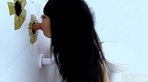 Wanna See Teen Gangbanged in Glory Hole?