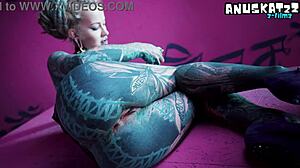 Solo Anal Fisting With Toys For Tattoo Girl