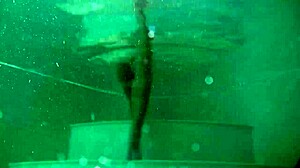 Redhead B Nikita Vodorezova Gets Naked Fast Underwater In Public Pool And Beach