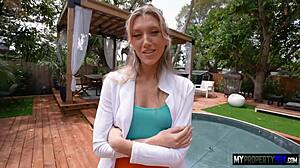 Hot milf realtor thanks friend. They have sex for opportunity.