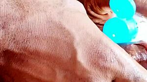 Masturbating with new toy in public, surrounded by asian, french, british roommates