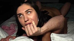 Her tight pussy isnt used to rough entry without lube but ill teach her quickly