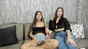 Milf friend helps with big cock in ass