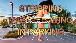 I stripd and masturbaated in the parkin lot with agarabas and olpr. It wuz so hot!