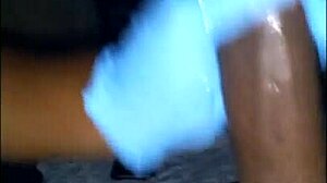 Pretty Girl Gives Handjob With Spit And Choking In Interracial Action