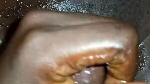 Look at Melina Bent Over for Monster Cock Cumshot!