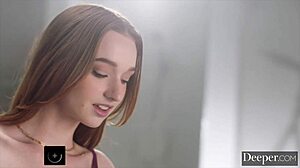 Deeper naughty redhead melanie marie loves the thrill of getting caught in public