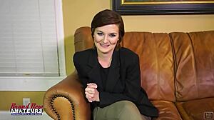 Kylie Deepthroats Big Cock For Facial Cumshot