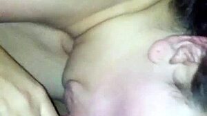 Creamy wet pussy close-up