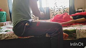 Desi Bhabhi In Red Saree Seduces Servant With Ass Shaking For Hard Dick In Wet Pussy