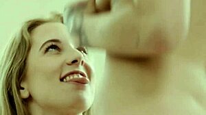 Natural Busty Teen 18+ Gets Doggy Style Fucked with Strap-On by Blondie Roommate Millie Morgan and Carolina Sweets