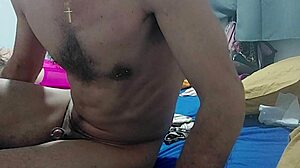 Feeling the rush in satin panties during doggystyle fuck with ass licking