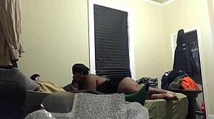 Religious muslim whore contrasts her faith by staying stationary for big ass worship and deepthroat blowjob