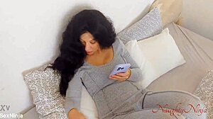 Step-mom helps me with my viagra boner by fucking my monster cock