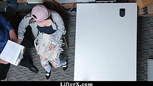 Teen Undergoes Intense Office Interview with Blowjob and Fucking