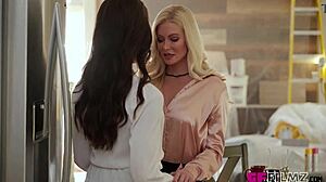 i watch serene siren and vivian foxx in lesbian sex