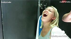 GERMAN couple has HOT FUCK in CAR with CREAMPIE outdoors