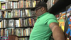 Latina Slut Receptionist Blowjob and Ass Fuck in Library