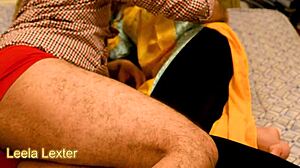 Sexy Indian Office Staff Fucks Boss with Big Tits Bent Over?