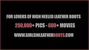 Kinky MILF Teases Panties, Nylon Legs, Leather Boots