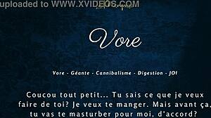 French Giantess Delivers Intense Jerk Off Instructions in Vore Audio