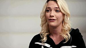 oh man gorgeous blonde kenna james gets bent over and fucked so hard by her sexy boyfriend nathan bronson... pulling hair and moaning loud
