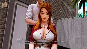 Exploring the luxurious harem hotel in game level 341