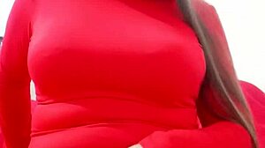 Slutty Latina Colombian Stepmother With Giant Cameltoe In Short Dress Masturbates For Her Stepson