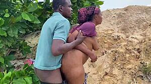 CRAZY OUTDOOR FUCK in LAGOS Lagoon!