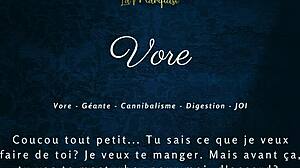 French Giantess Delivers Intense Jerk Off Instructions in Vore Audio