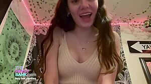 Stunning young 18+ Latina amateur masturbates and rubs her petite pink pussy until dripping wet.