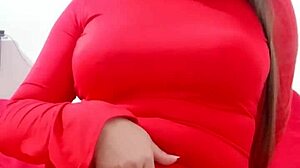 Slutty Latina Colombian Stepmother With Giant Cameltoe In Short Dress Masturbates For Her Stepson