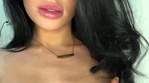 Teen american exchange student masturbates solo on webcam