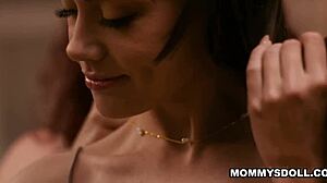 Stepmom Kiki Daire Transforming Stepdaughter Selena in Lesbian Sex!