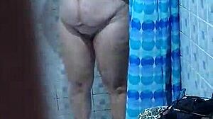 i catch my best friend's mom showering naked