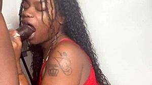 Keisha Minaj Sucks Stepbrother's Big Black Cock