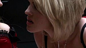 i enjoy the blondes krissy and prinzzess using toys in stockings and lingerie