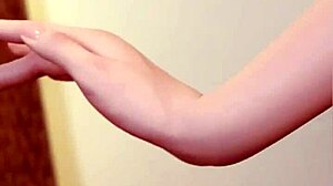 i couldn't resist stripping this sexy silicone fuck doll with fake tits